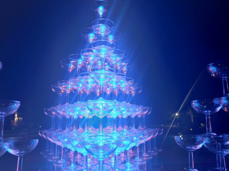 セーシェル シャンパンタワー