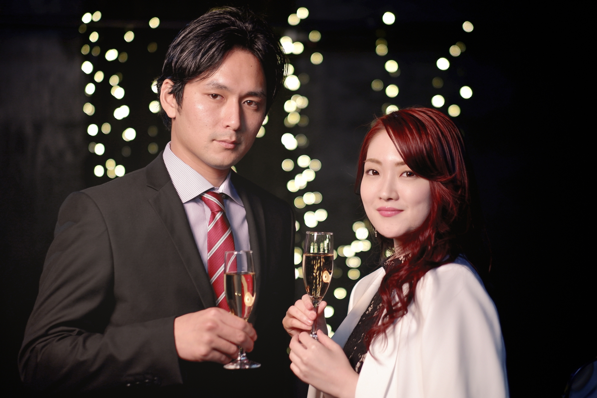 ロマンチックな雰囲気のカップル