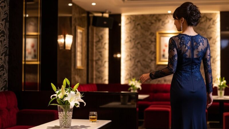 きれいな女性の後ろ姿