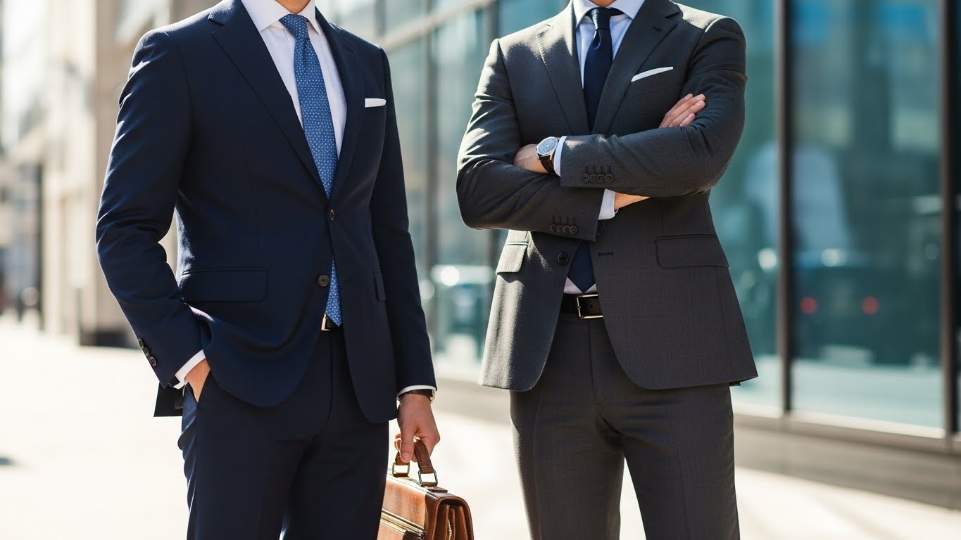 腕組みをするサラリーマン