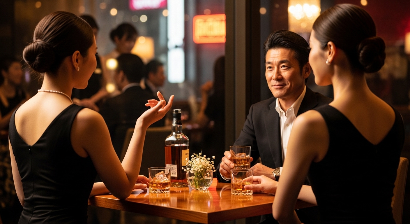 キャストとミドルの男性