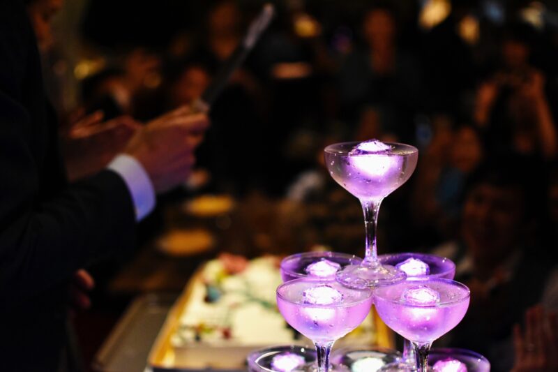 シャンパンタワー