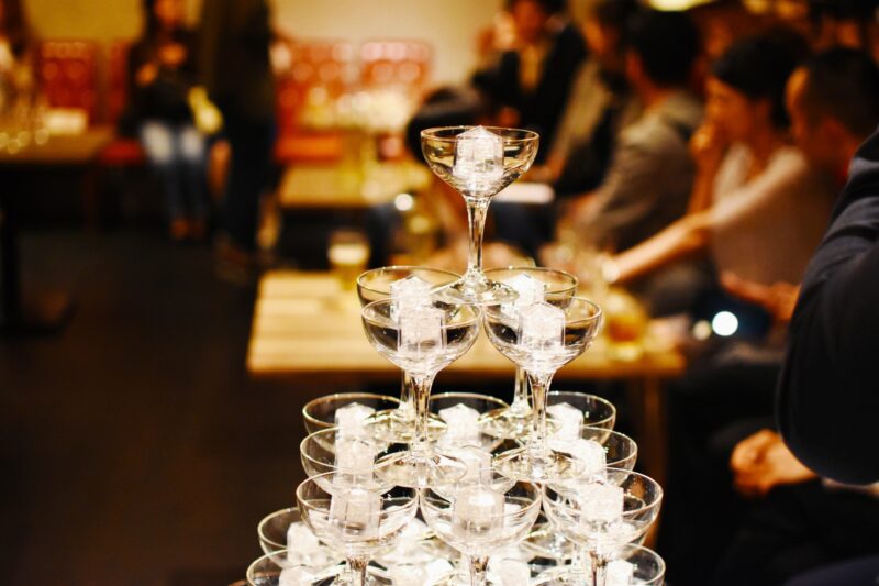 シャンパンタワー（グラスタワー）2