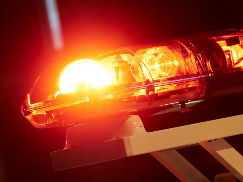 日本のパトカーの赤色灯