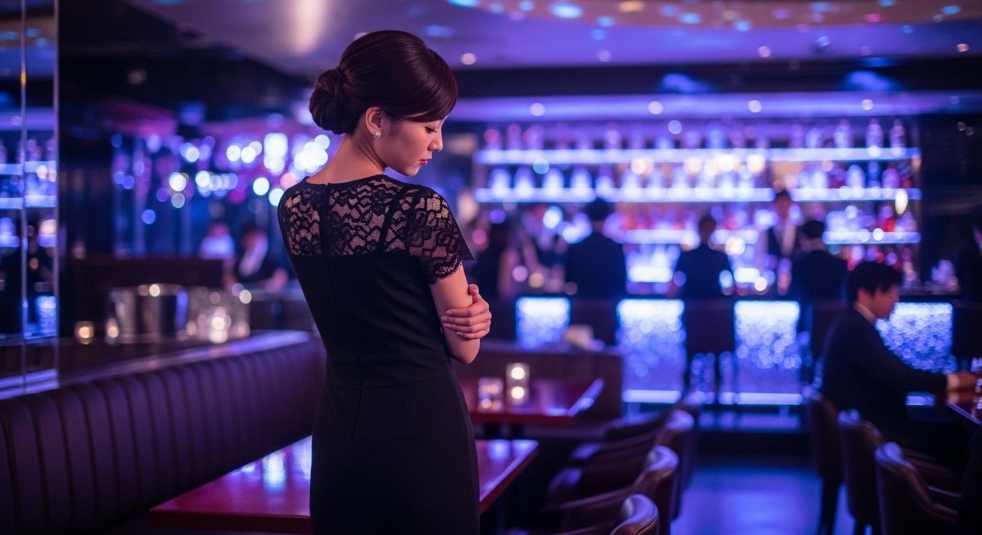 キャストの後ろ姿