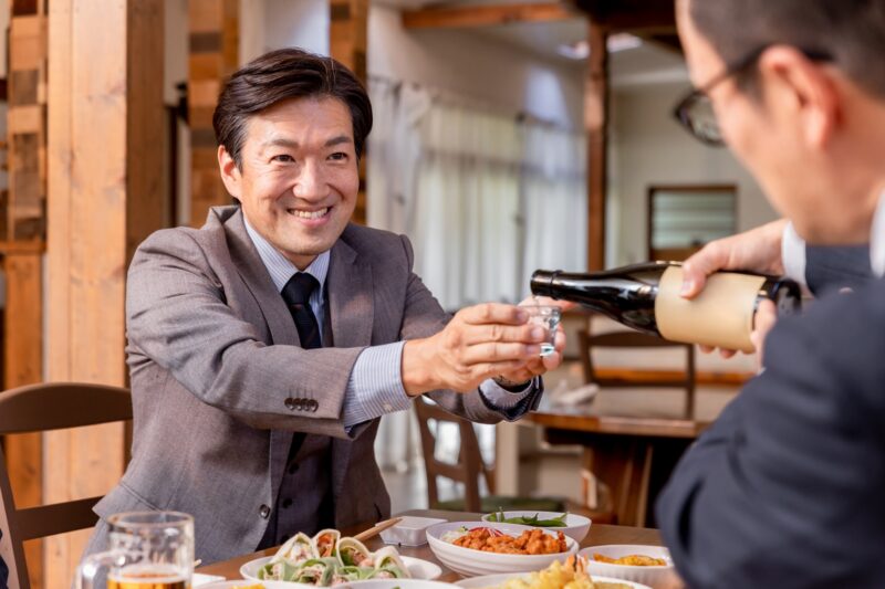 接待会食のお店選びの進め方のイメージ